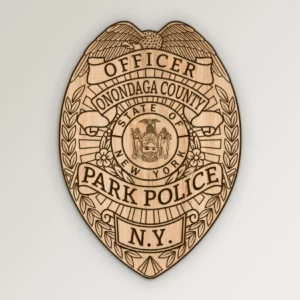 Onondaga New York Park Police Officer Badge SVG Vector911