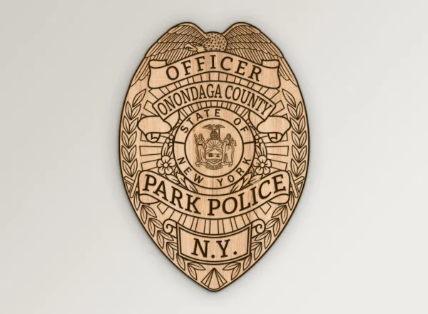 Onondaga New York Park Police Officer Badge SVG Vector911