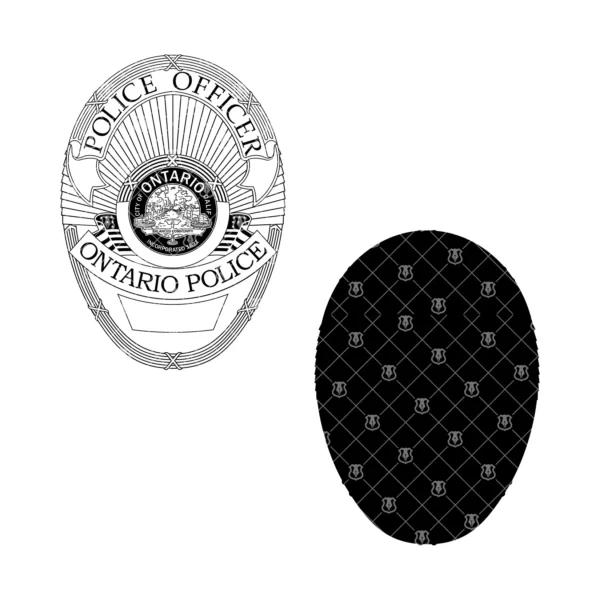 Ontario California Police Officer Badge - Image 3