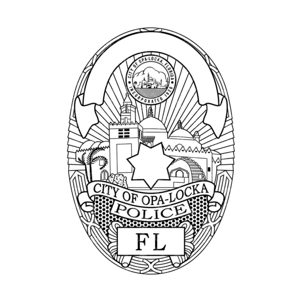 Opa-Locka Florida Police Badge - Image 2