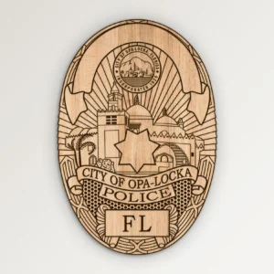 Opa-Locka Florida Police Department Badge SVG Vector911