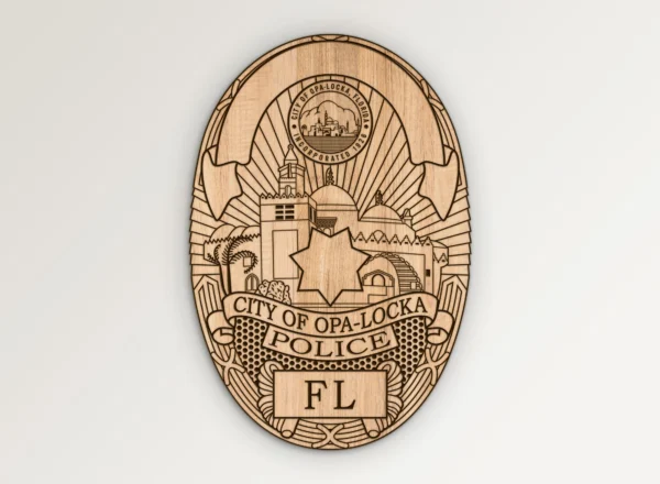 Opa-Locka Florida Police Department Badge SVG Vector911