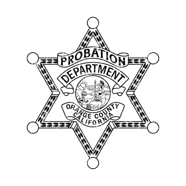 Orange County California Probation Badge - Image 2