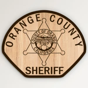 Orange County California Sheriff Patch SVG Vector911