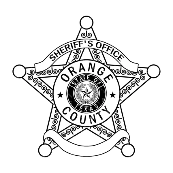 Orange County Texas Sheriffs Office Badge – Vector911