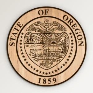 State of Oregon Seal SVG Vector911