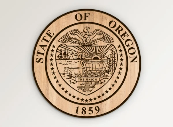 State of Oregon Seal SVG Vector911