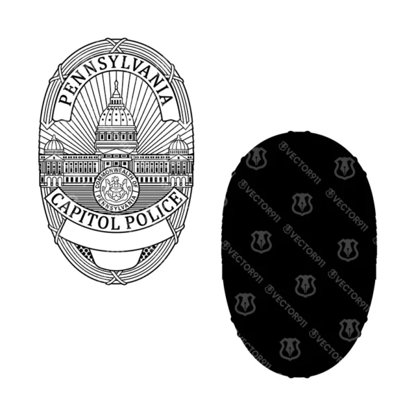 Pennsylvania Capitol Police Badge - Image 3