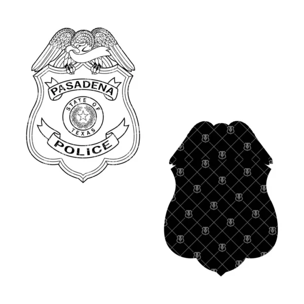 Pasadena Texas Police Badge - Image 3