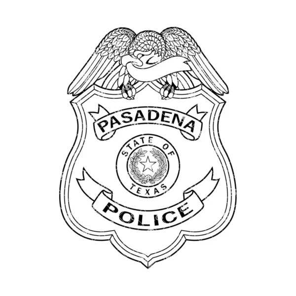 Pasadena Texas Police Badge - Image 2