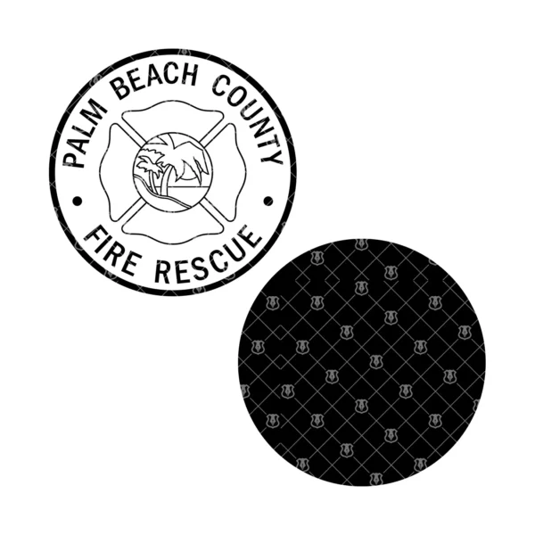 Palm Beach County Florida Fire Rescue Emblem - Image 3