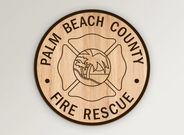 Palm Beach FL Fire Rescue Emblem SVG Vector911