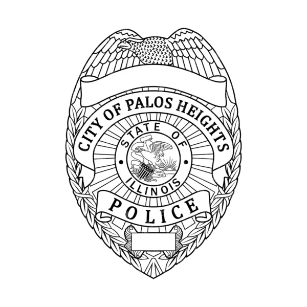 Palos Heights Illinois Police Badge - Image 2