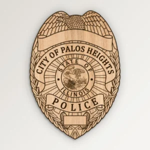 City of Palos Heights Illinois Police Badge SVG Vector911