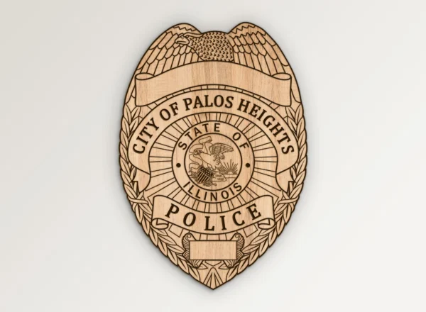 City of Palos Heights Illinois Police Badge SVG Vector911