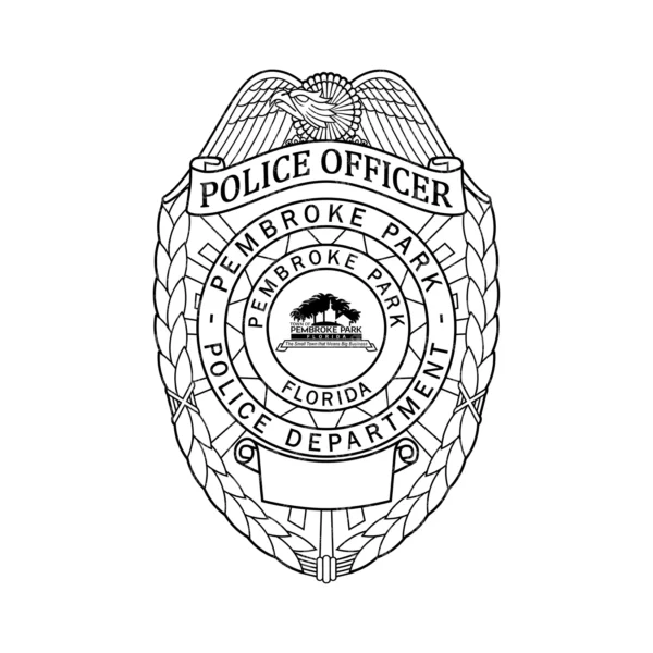 Pembroke Park Florida Police Officer Badge - Image 2