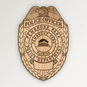 Pembroke Park Florida Police Officer Badge SVG Vector911