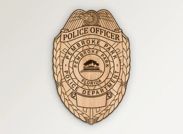 Pembroke Park Florida Police Officer Badge SVG Vector911