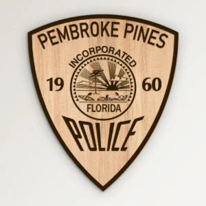 Pembroke Pines Florida Police Patch SVG Vector911