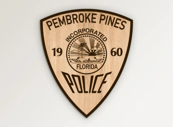 Pembroke Pines Florida Police Patch SVG Vector911