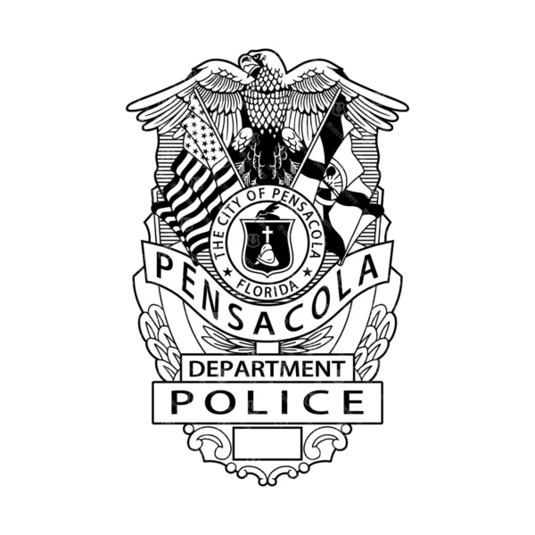 Pensacola Florida Police Badge - Image 2