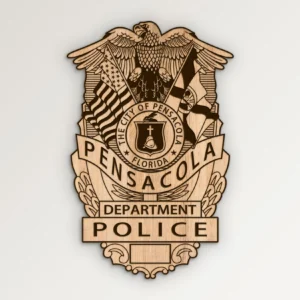 Pensacola Florida Police Badge SVG Vector911