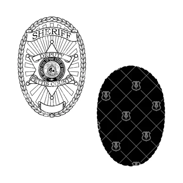 Pettis County Missouri Sheriff Deputy Badge - Image 3