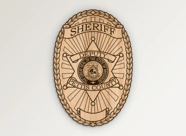 Pettis County Missouri Sheriff Deputy Badge SVG Vector911