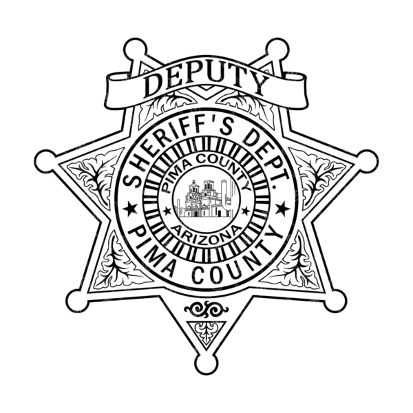 Pima County Arizona Sheriff Deputy Badge - Image 2