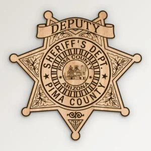 Pima County Arizona Sheriff Deputy Star Badge SVG Vector911