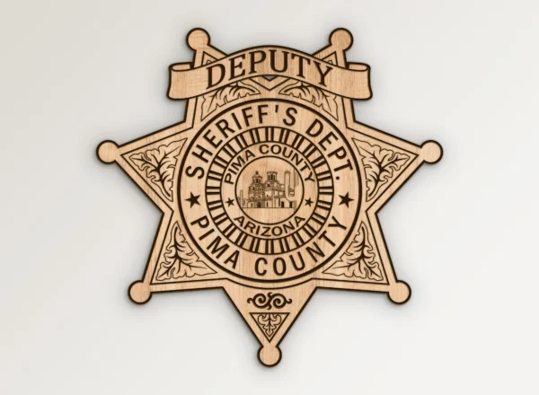 Pima County Arizona Sheriff Deputy Star Badge SVG Vector911