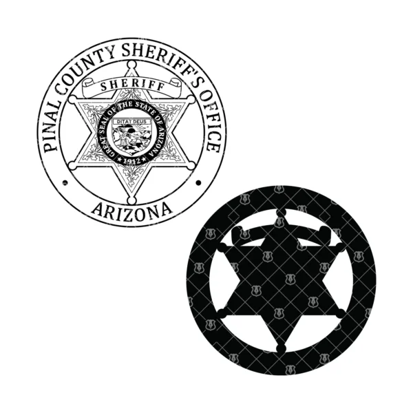 Pina County Arizona Sheriff's Office Badge - Image 3