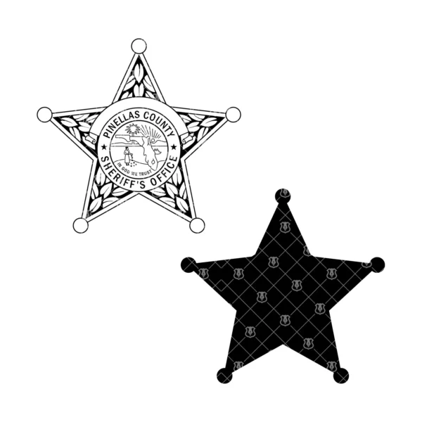 Pinellas County Florida Sheriff Badge - Image 3