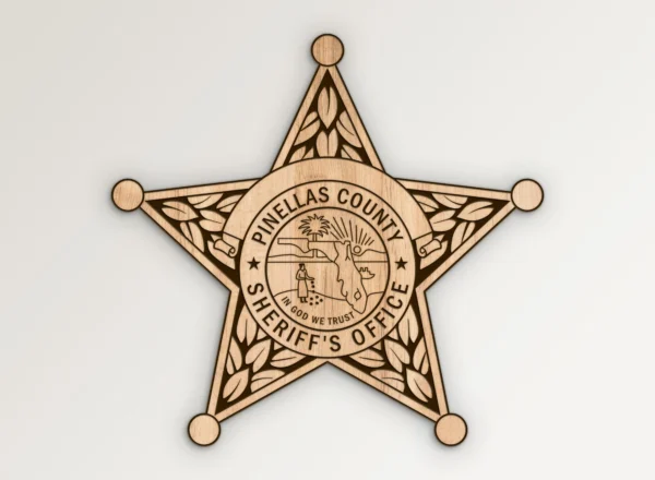 Pinellas County Florida Sheriff's Office Badge SVG Vector911