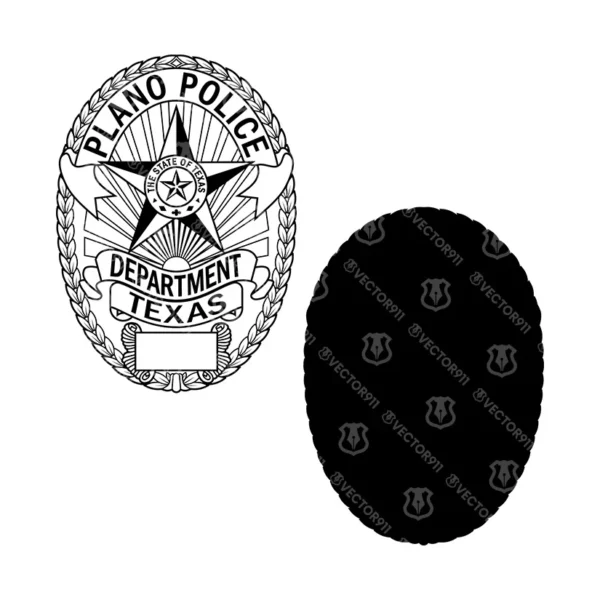 Plano Texas Police Badge - Image 3