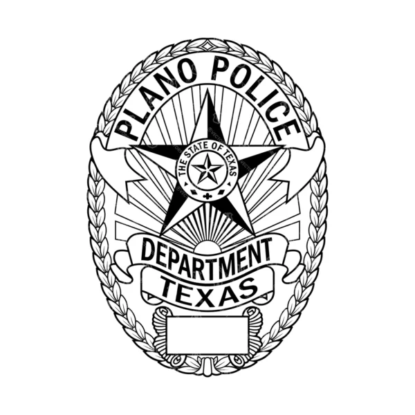 Plano Texas Police Badge - Image 2