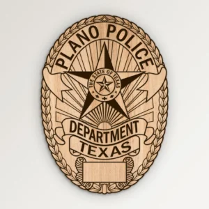 Plano Texas Police Badge SVG Vector911