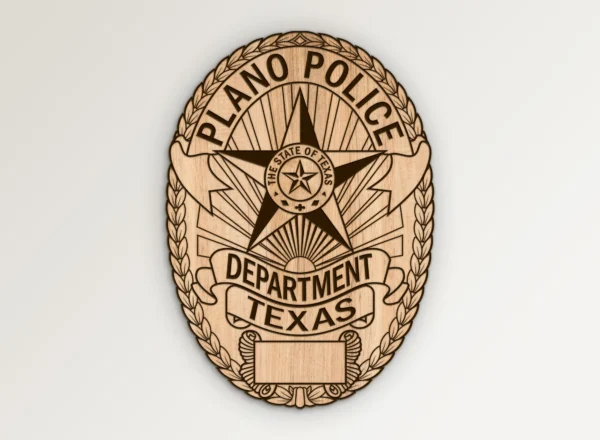 Plano Texas Police Badge SVG Vector911