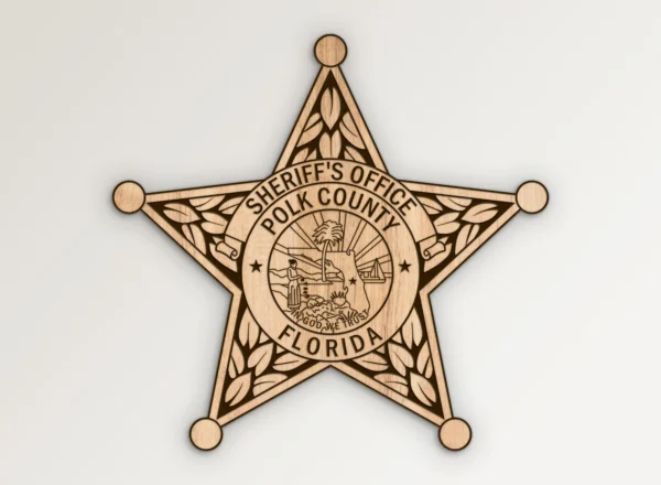 Polk County Florida Sheriffs Office Badge SVG Vector911