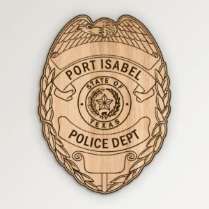 Port Isabel Texas Police Department Badge SVG Vector911