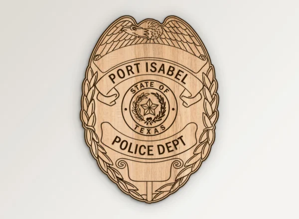 Port Isabel Texas Police Department Badge SVG Vector911