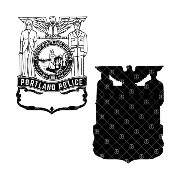 Portland Oregon Police Badge - Image 3