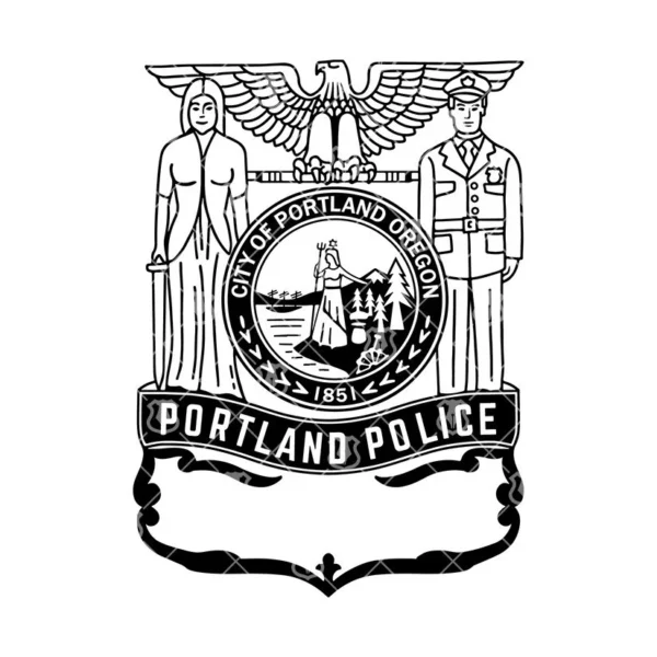 Portland Oregon Police Badge - Image 2