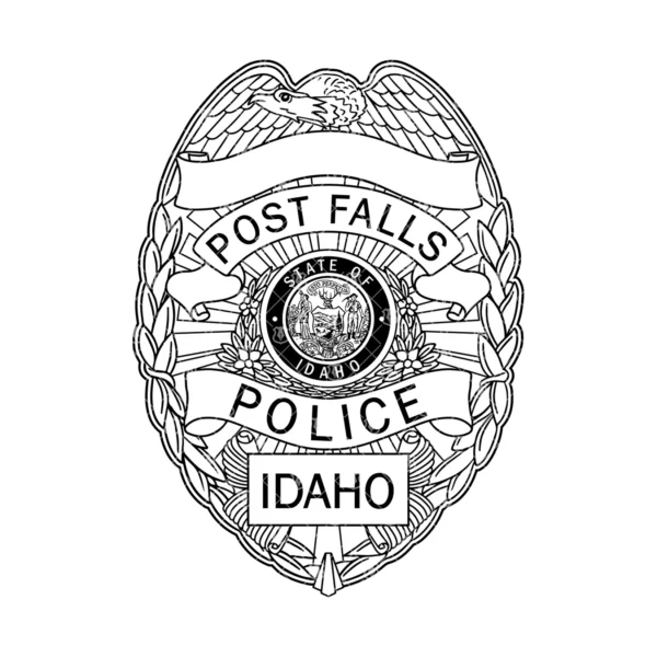 Post Falls Idaho Police Badge - Image 2