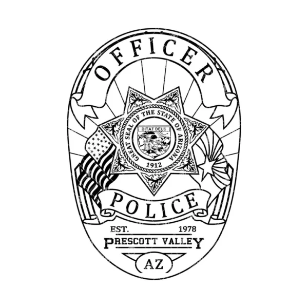 Prescott Valley Arizona Police Officer Badge - Image 2