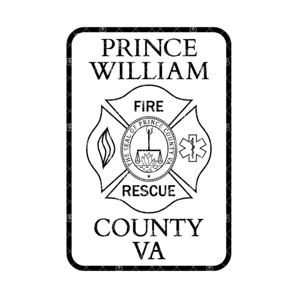 Prince William County Virginia Fire Rescue Patch - Image 2