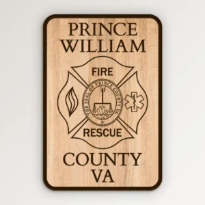 Prince William County Virginia Fire Rescue Patch SVG Vector911