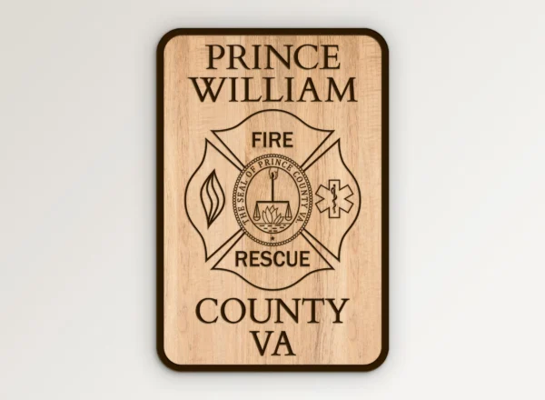 Prince William County Virginia Fire Rescue Patch SVG Vector911