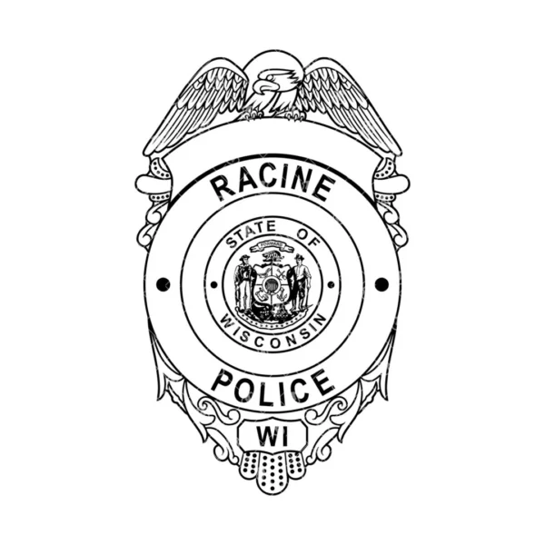 Racine Wisconsin Police Badge - Image 2