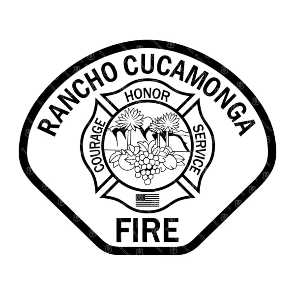 Rancho Cucamonga California Fire Department Patch - Image 2